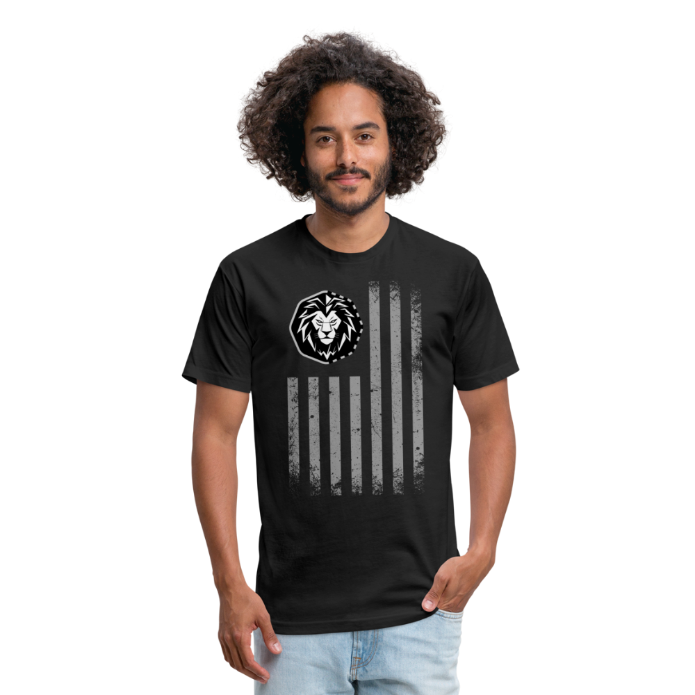 The Dominant American Flag - black