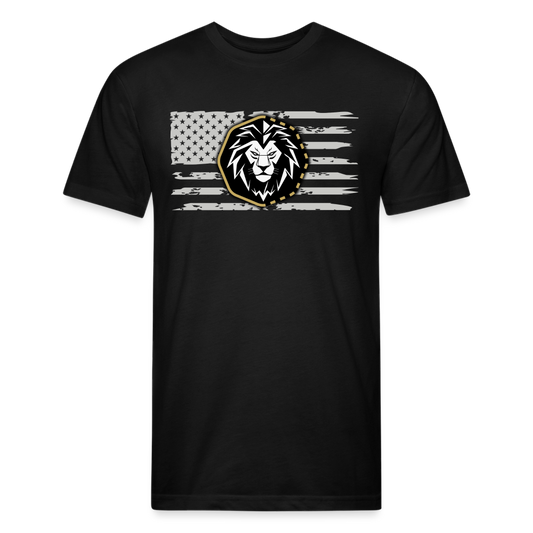 The Dominant - Lion American Flag - black