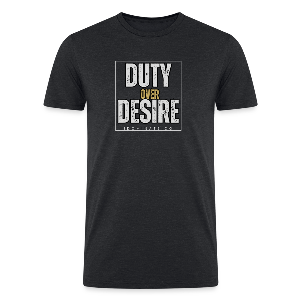 Duty Over Desire Shirt - heather black