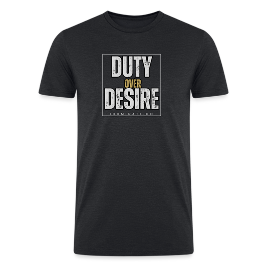 Duty Over Desire Shirt - heather black