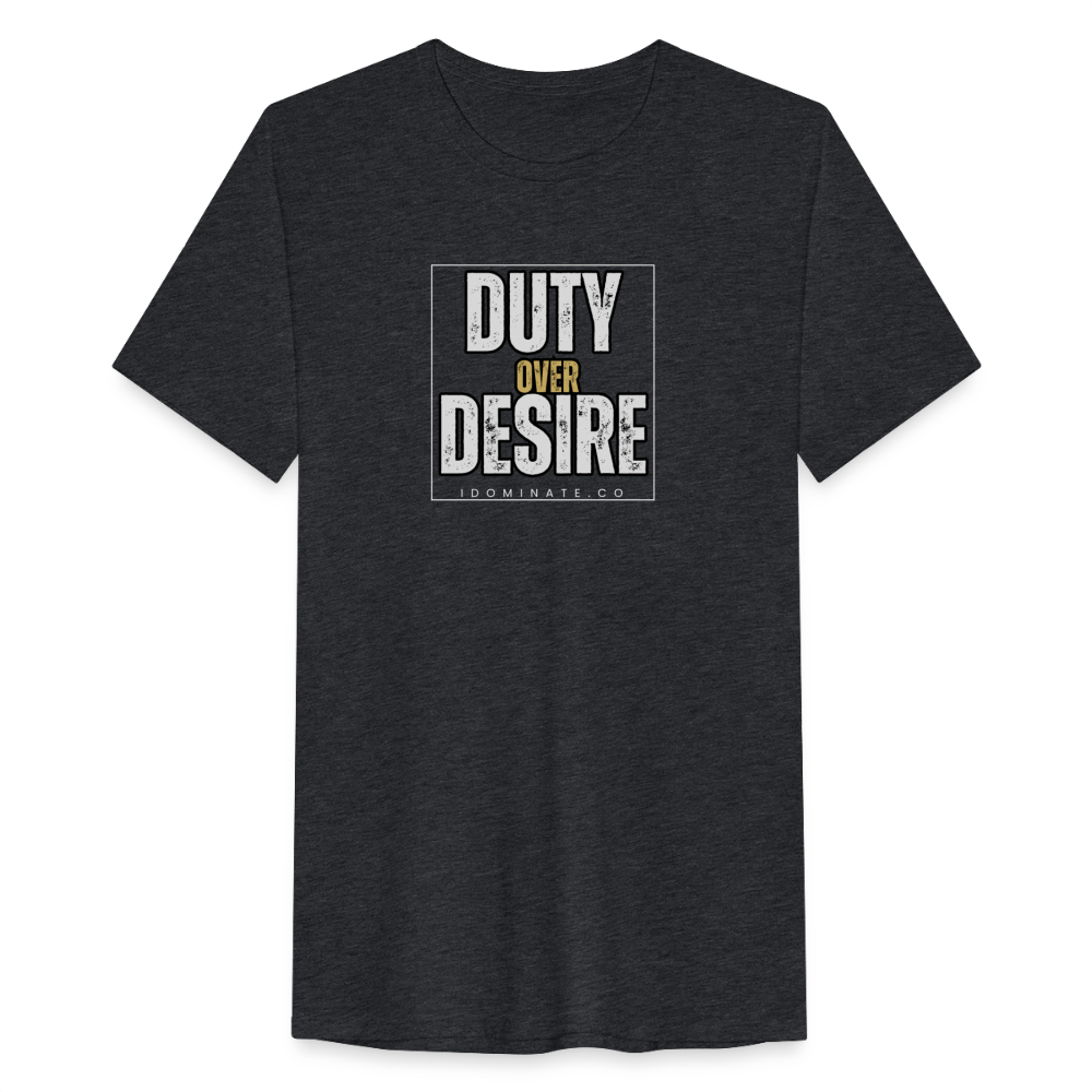 Duty Over Desire Shirt - heather black