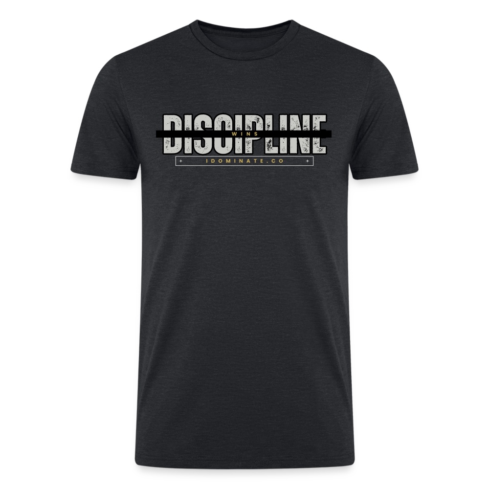 Discipline Wins T-Shirt - heather black