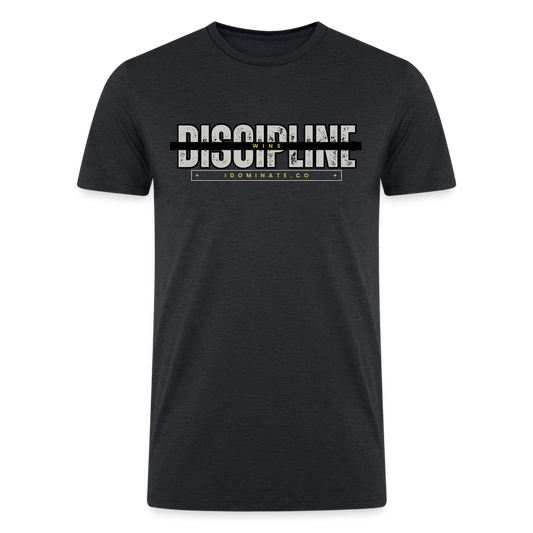 Discipline Wins T-Shirt - heather black